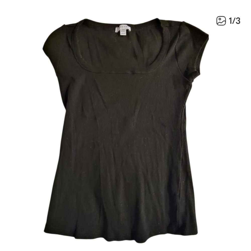 🔥6 FOR $25!🔥Topshop! Black Short Sleeve Women's Tee